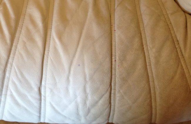 leather sofa cleaning in fleet -before and after