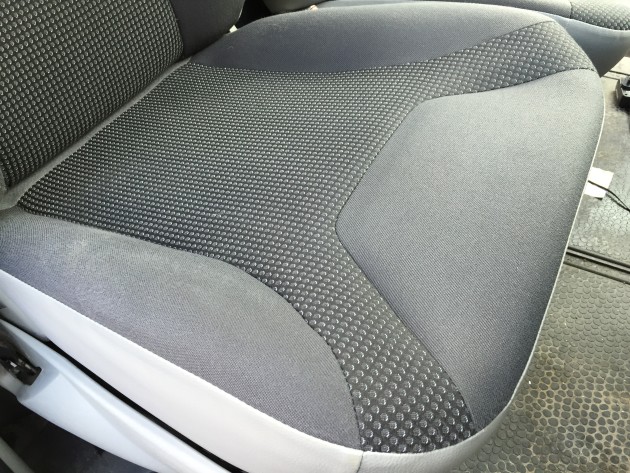car seat fabric after cleaning