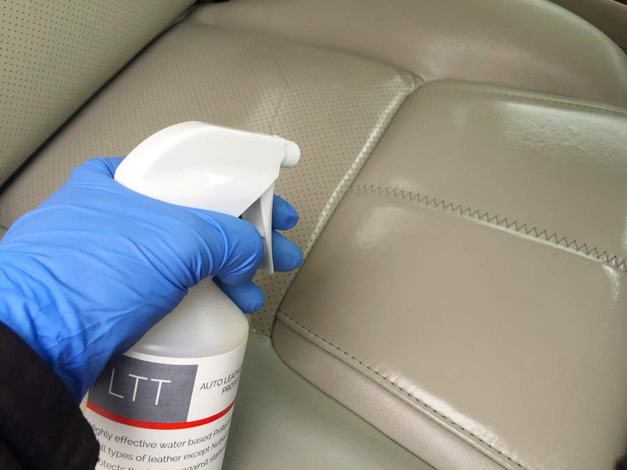 Cleaning leather car seats in Guildford