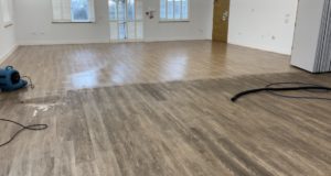 commercial vinyl floor cleaning
