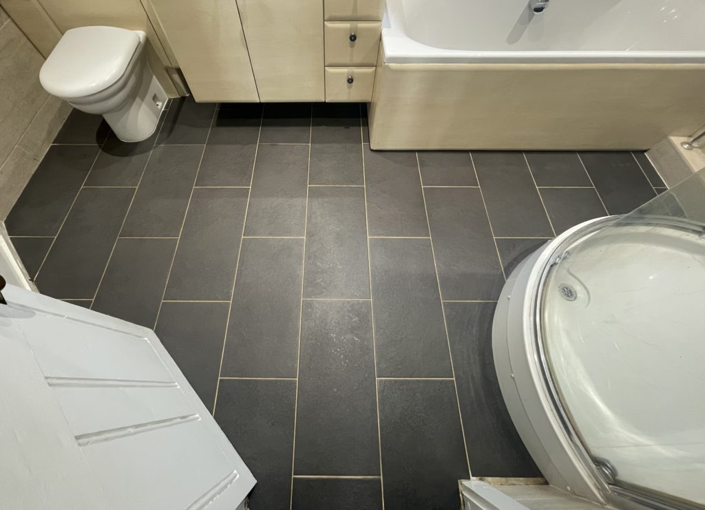 Hard floor before Tiles before